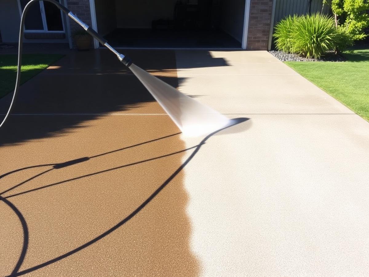 Driveway Washing & Cleaning in Brisbane by Rebel Exterior Cleaning