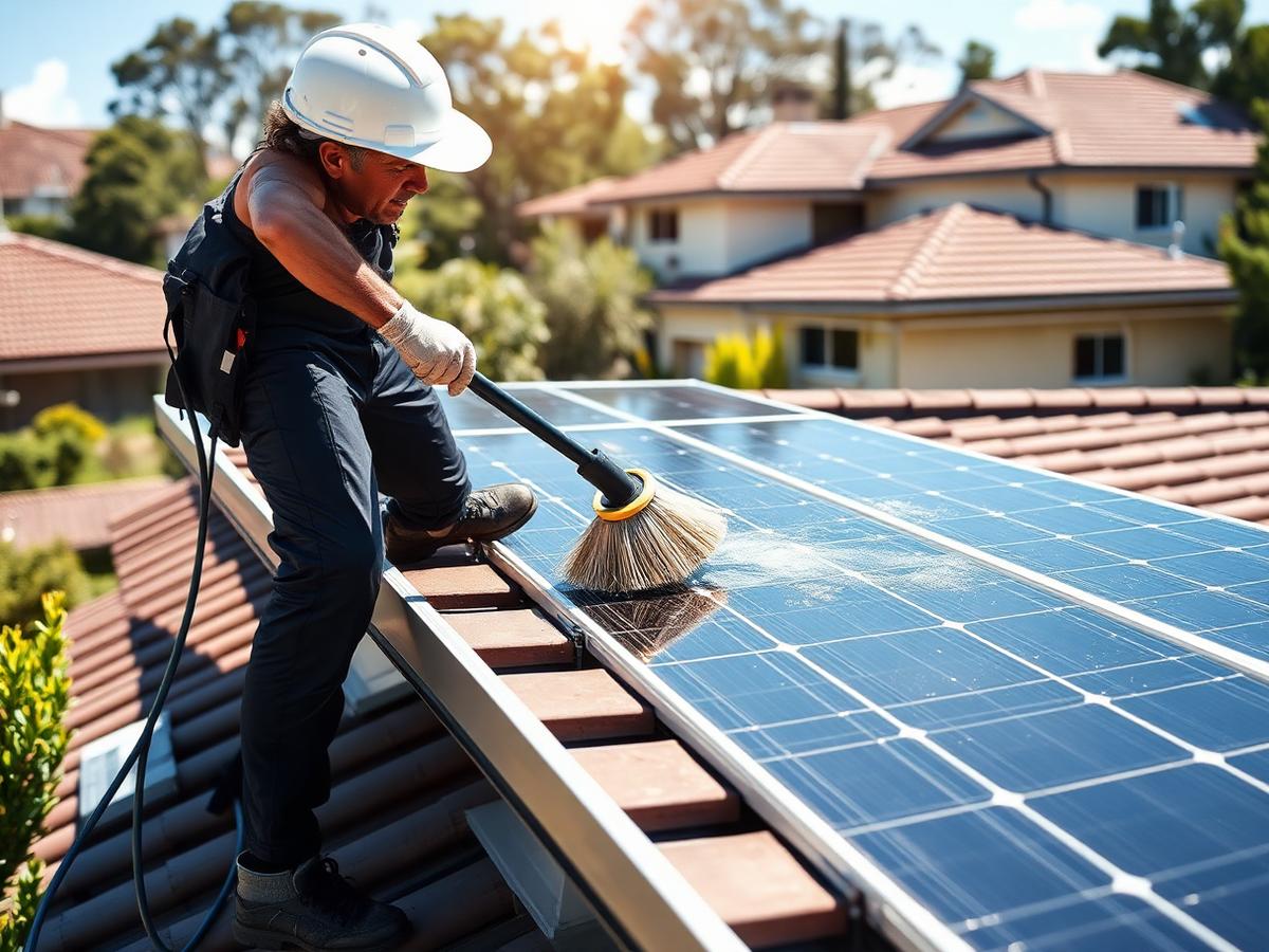 Solar Panel Cleaning in Brisbane by Rebel Exterior Cleaning